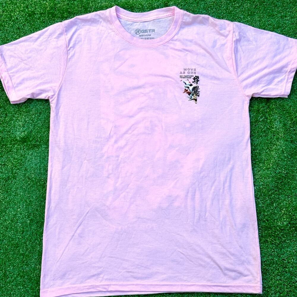 RGSTR Pink T Shirt Cherry Blossom Tee Move As One Go Farther Together